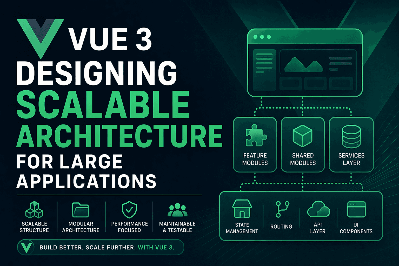 Designing Scalable Architecture for Large Vue 3 Applications